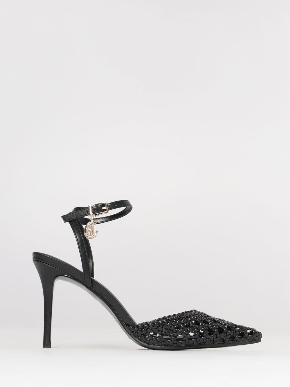 Just Cavalli Braided Faux Leather Pumps