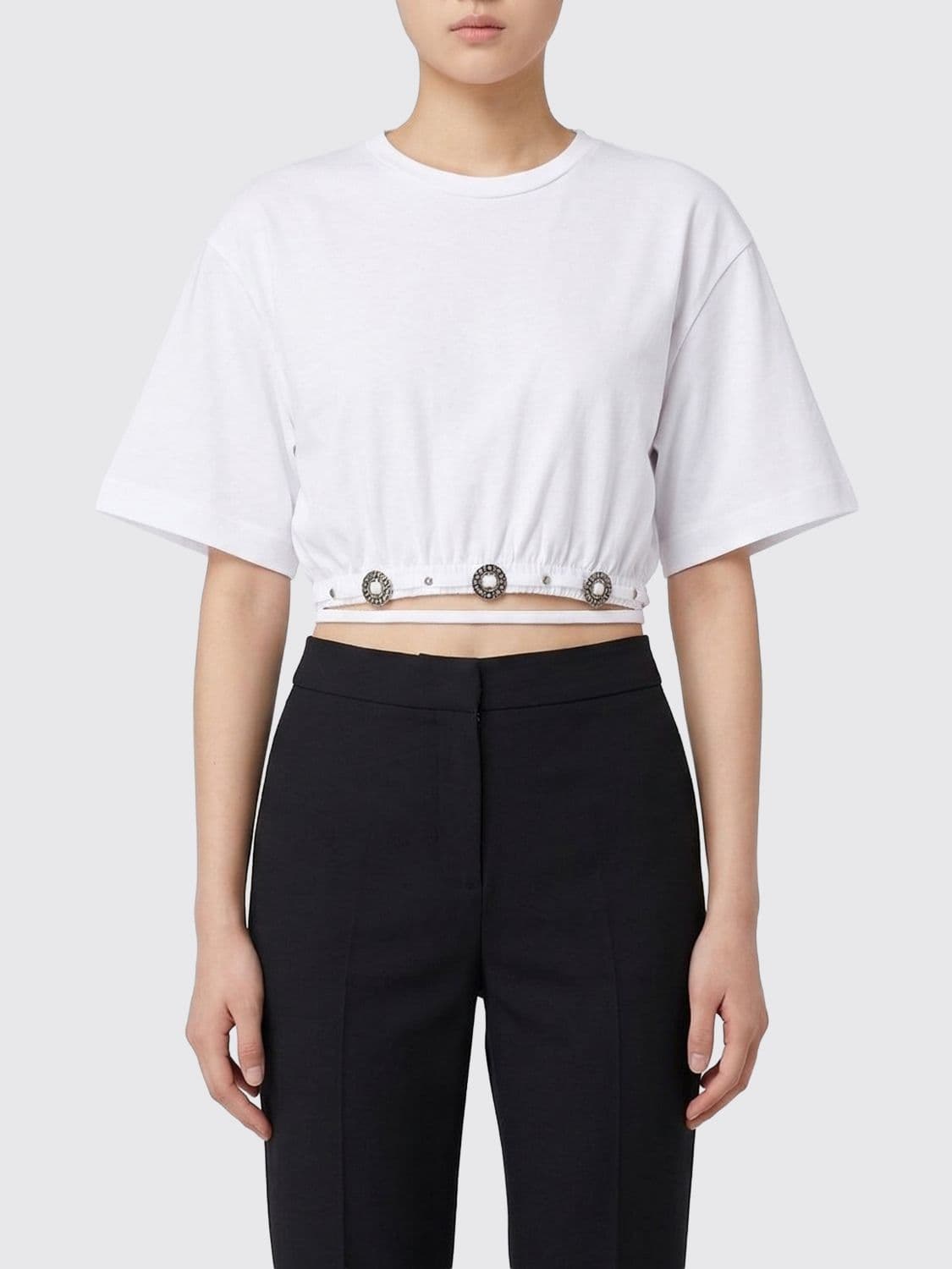 Pinko Cotton Cropped Fit Top