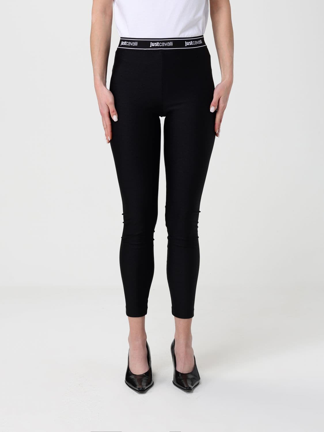 Just Cavalli Stretch Technical Fabric Leggings