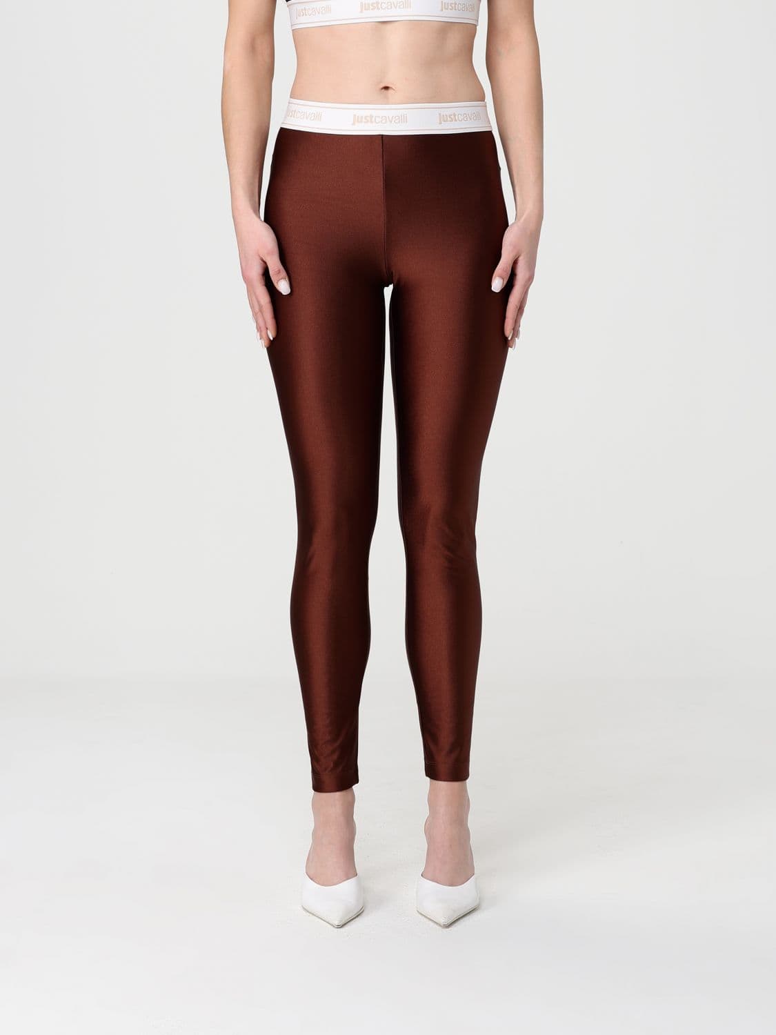 Just Cavalli Stretch Technical Fabric Leggings