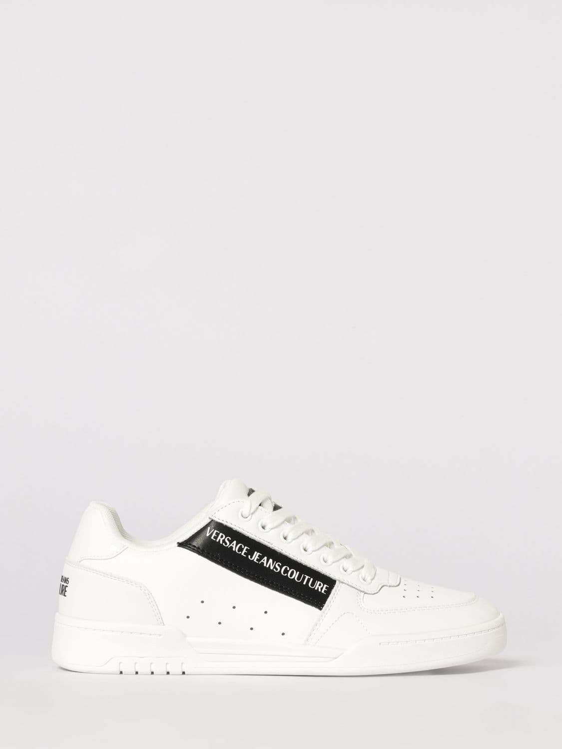Versace Jeans Couture Leather Sneakers with Logo