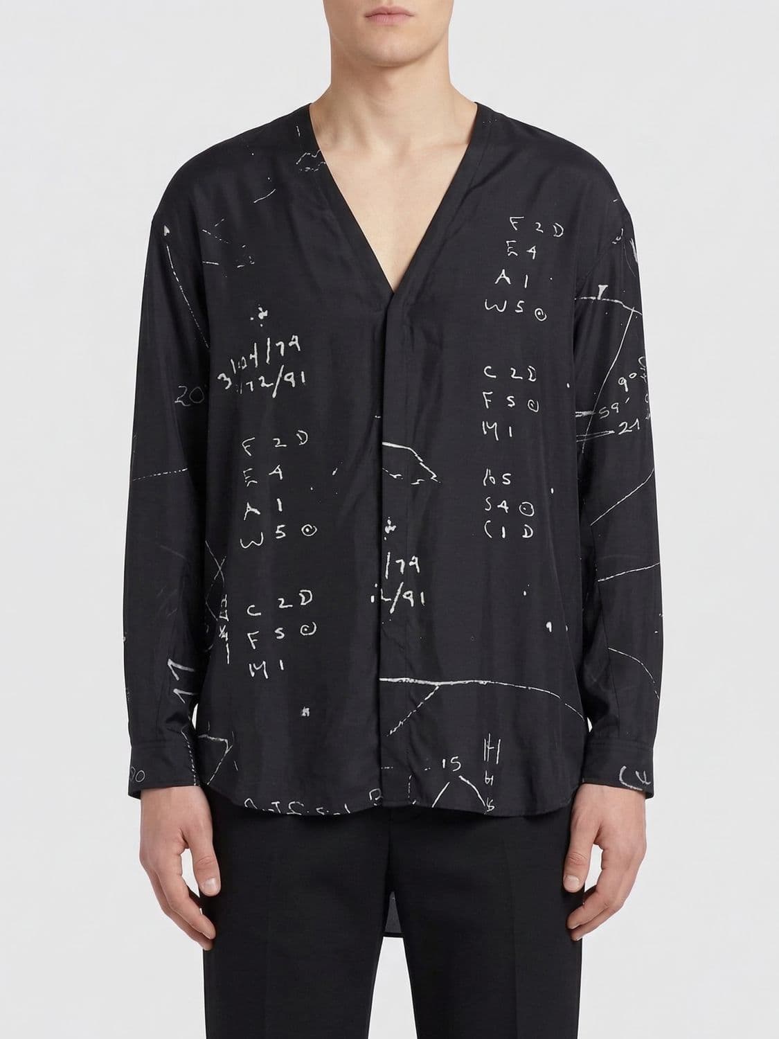 Rick Owens Printed Cotton Blend Shirt