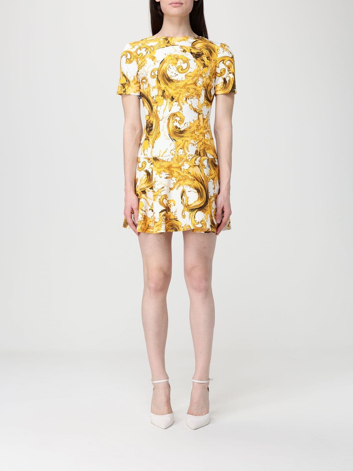 Versace Jeans Couture Stretch Jersey Mini Dress