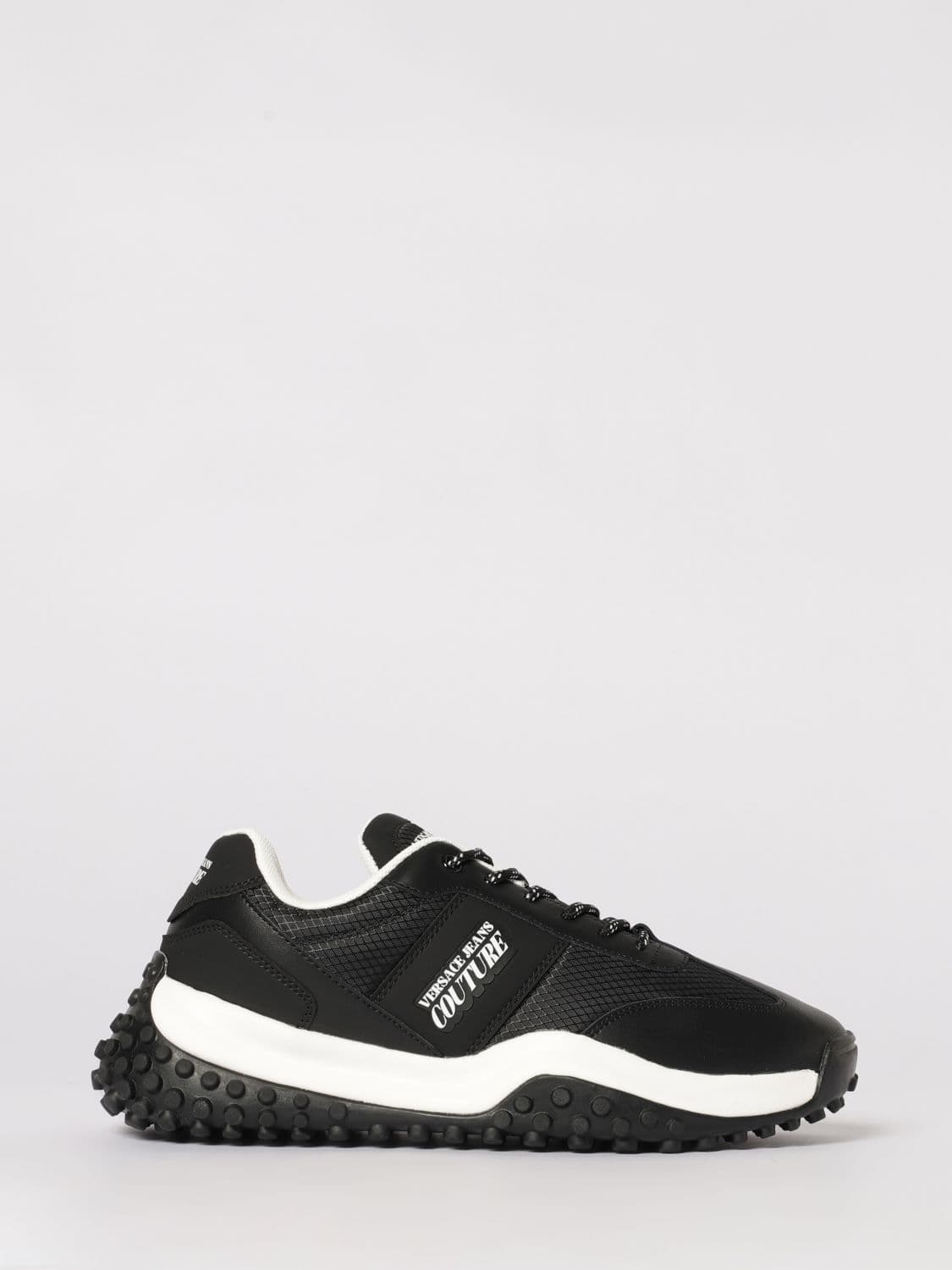 Versace Jeans Couture Leather and Nylon Sneakers