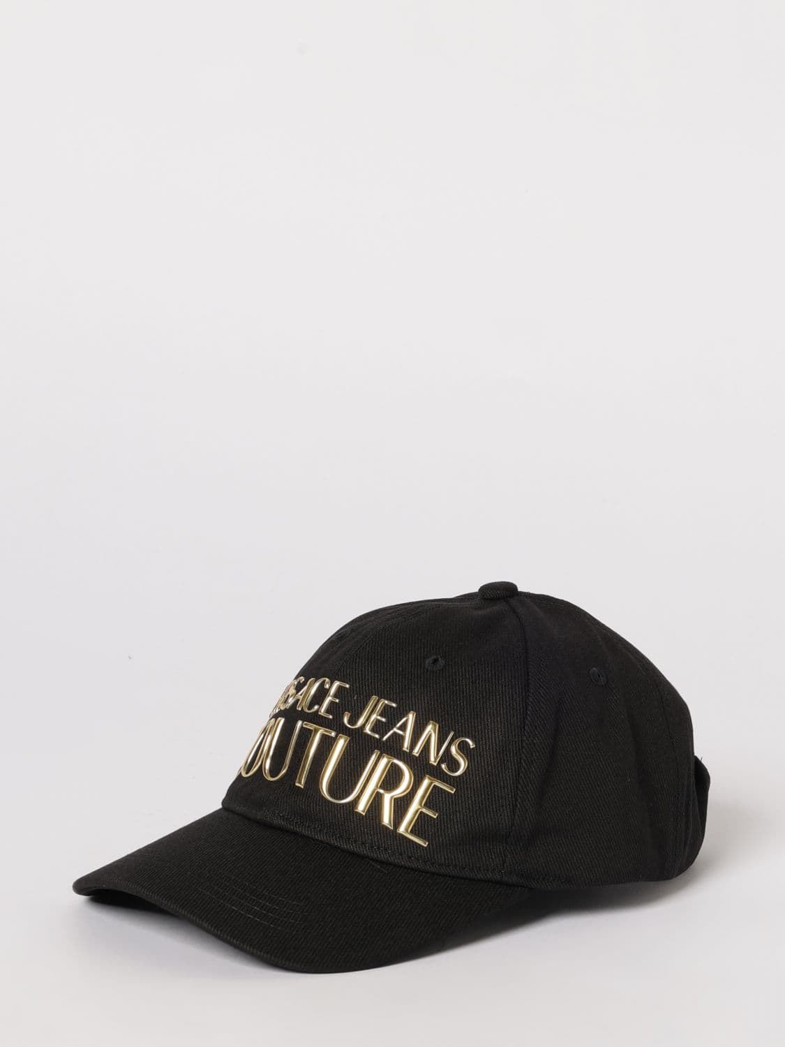 Versace Jeans Couture Cotton Twill Hat with Logo Print