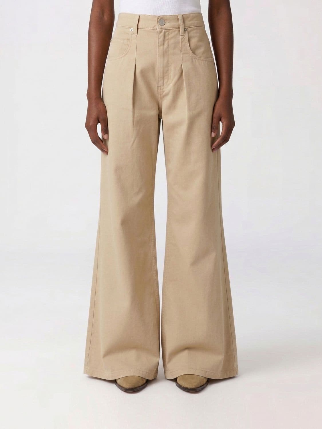 Isabel Marant Cotton Denim Flare Jeans