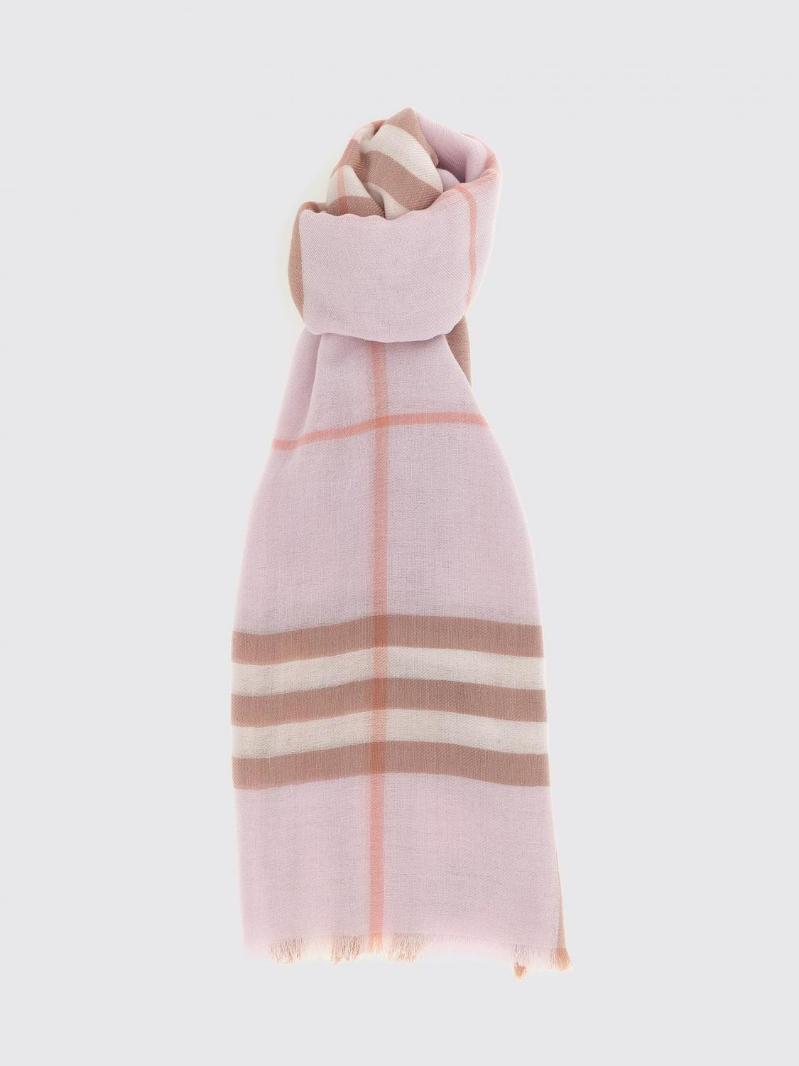 Burberry Wool Check Pattern Scarf · OS