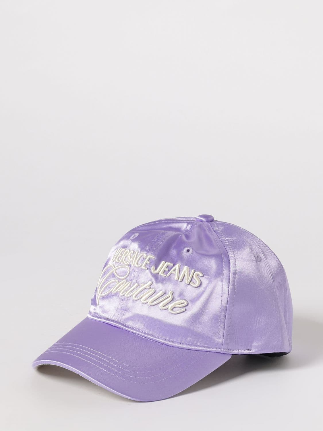 Versace Jeans Couture Satin Hat with Embroidered Logo · OS