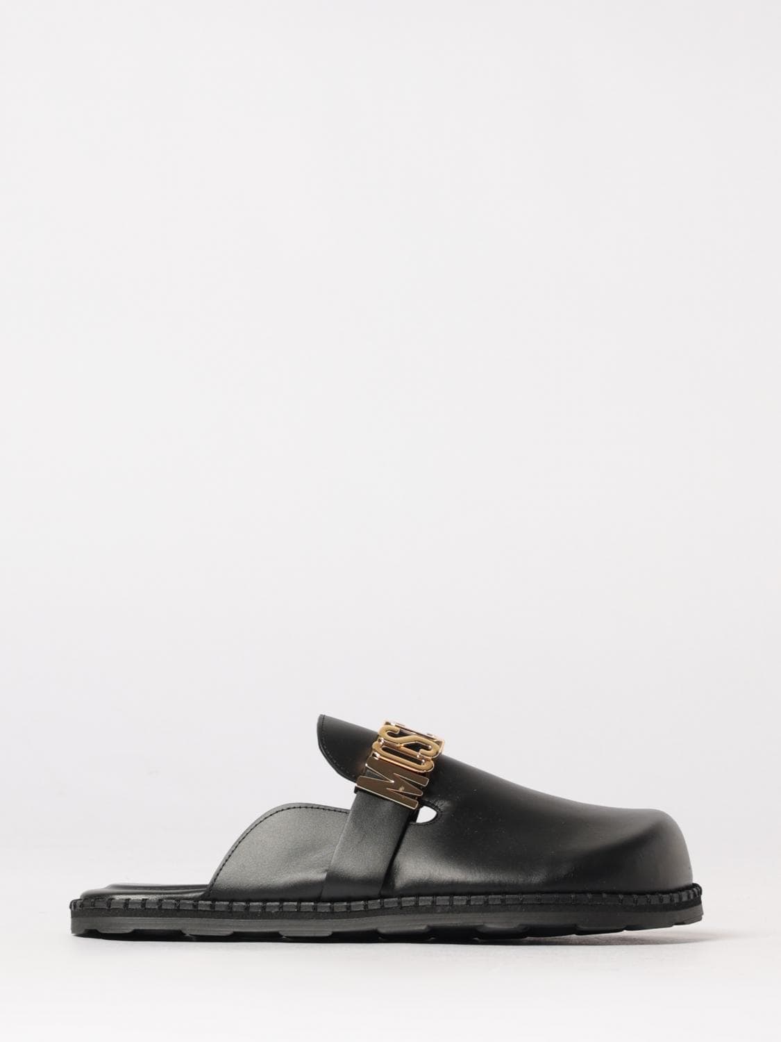 Moschino Couture Leather Mules