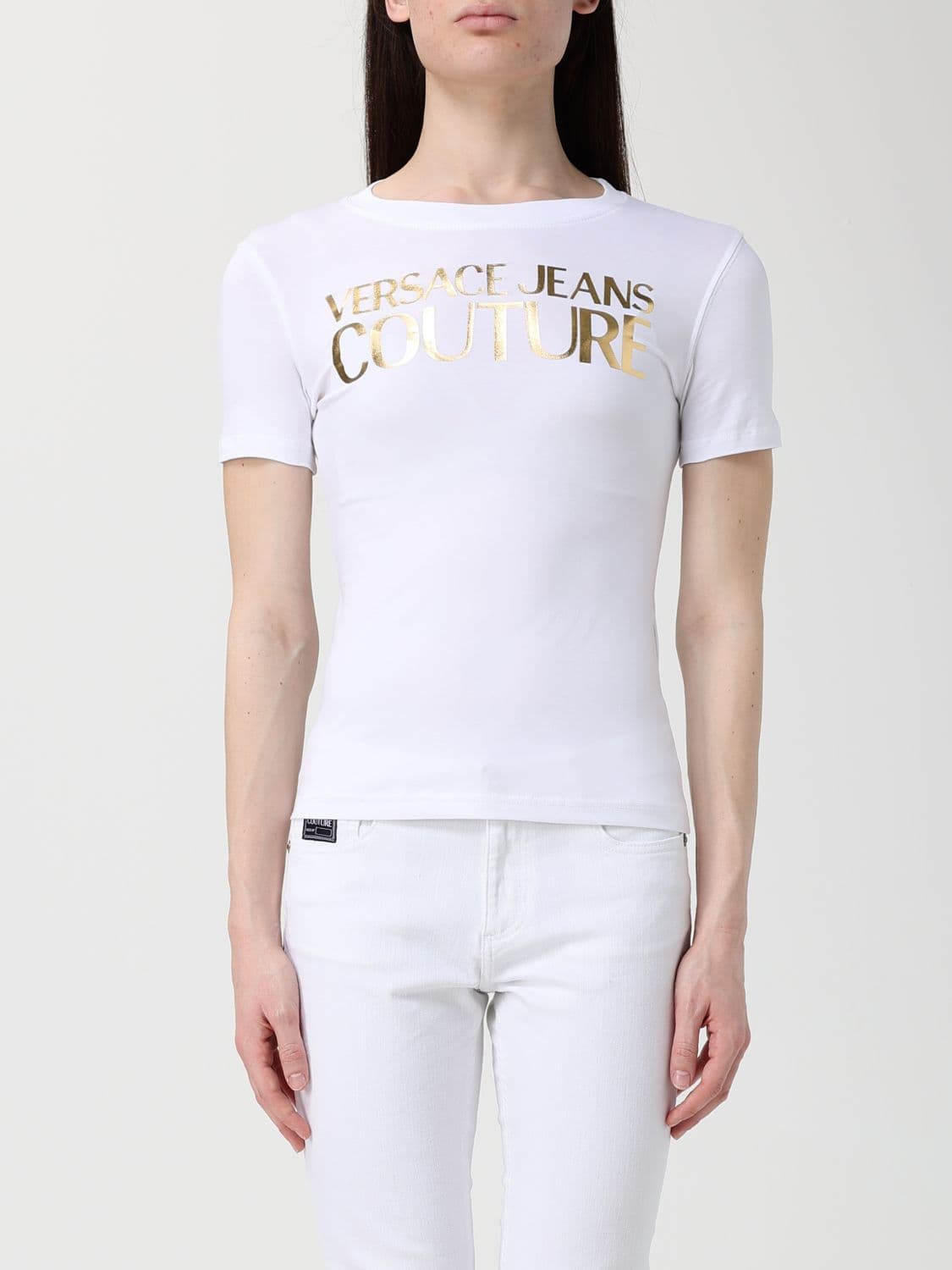 Versace Jeans Couture Cotton T-shirts with Logo