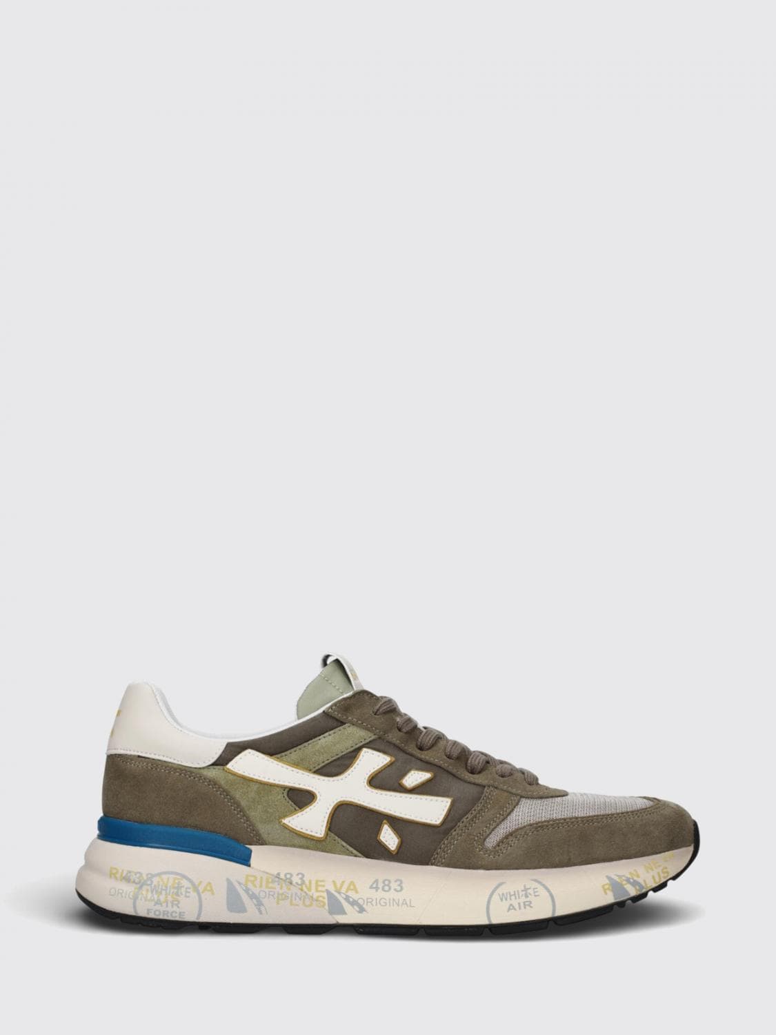 Premiata Mick Suede and Nylon Sneakers