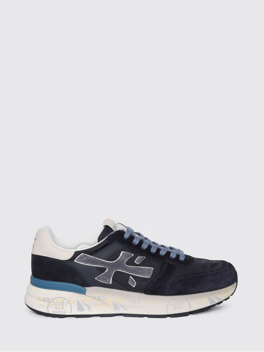 Premiata Mick Suede and Nylon Sneakers