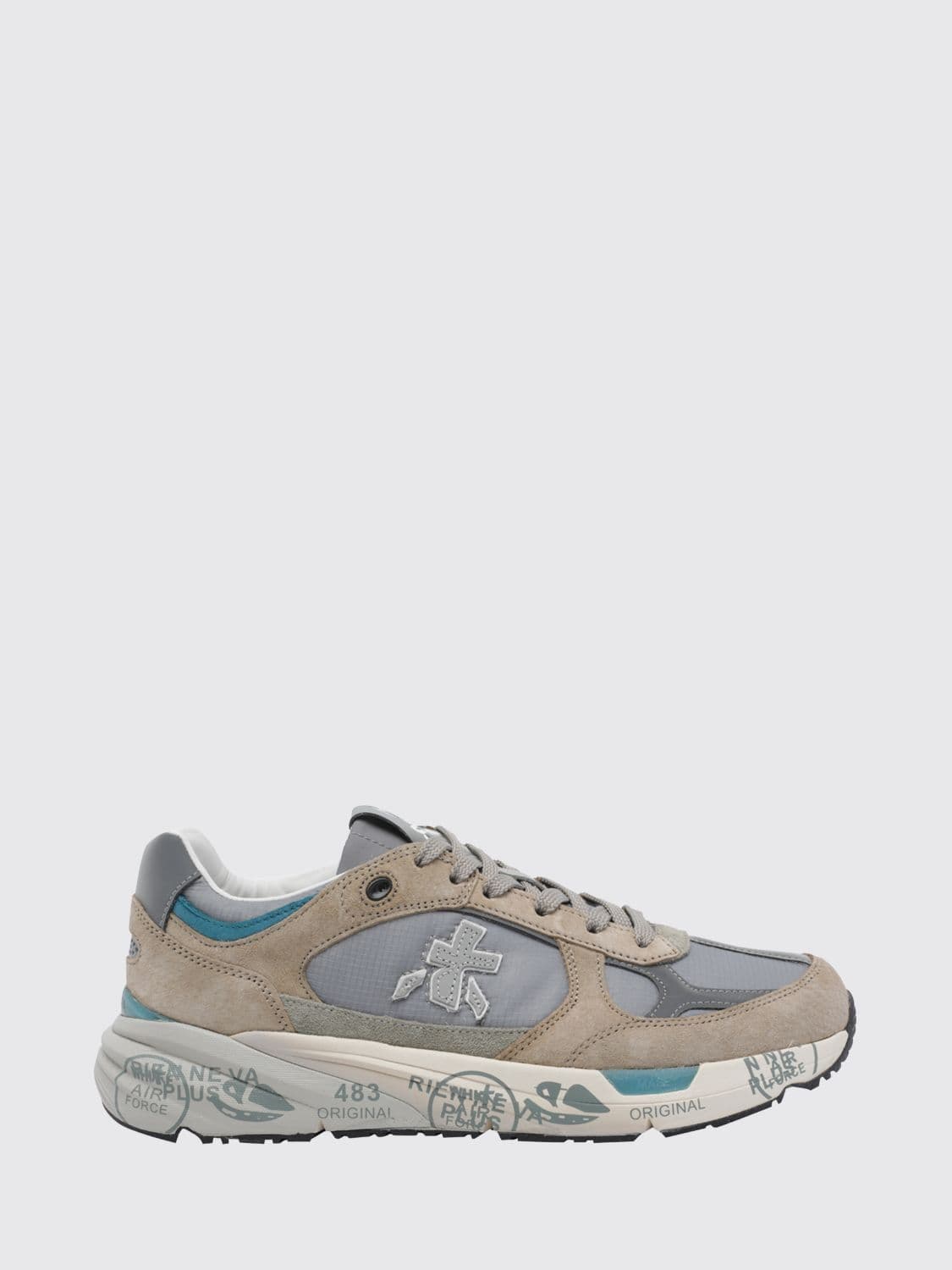 Premiata Mase Suede and Mesh Sneakers · 40
