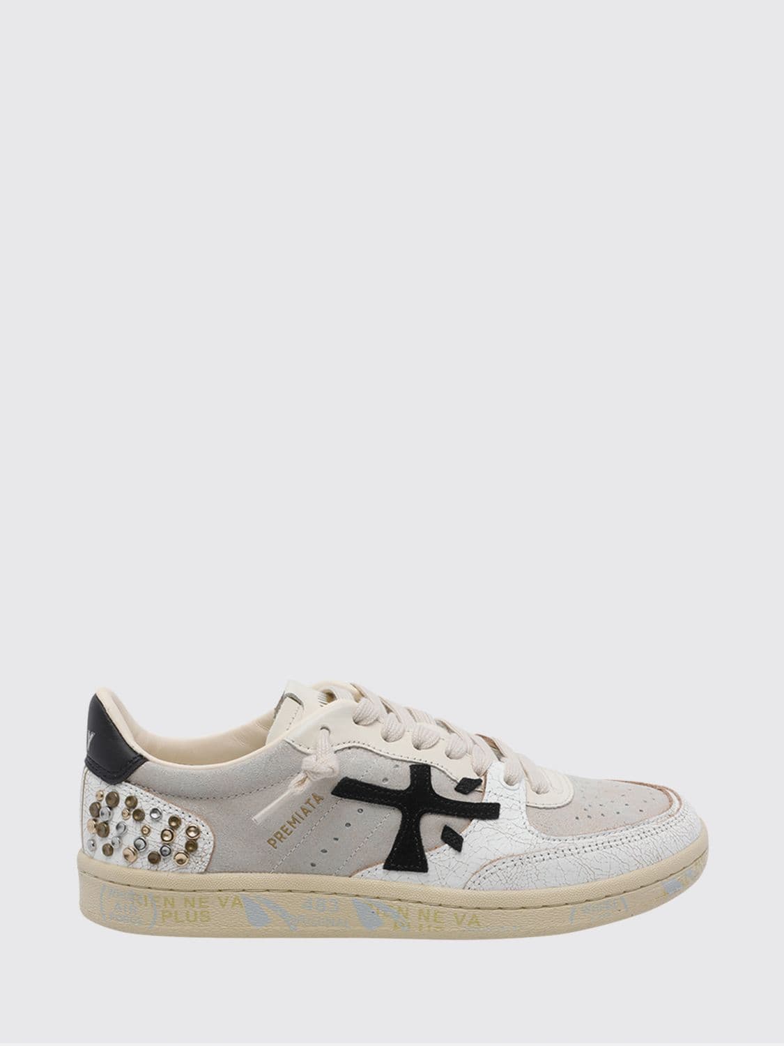 Premiata Clay Suede Sneakers with Studs