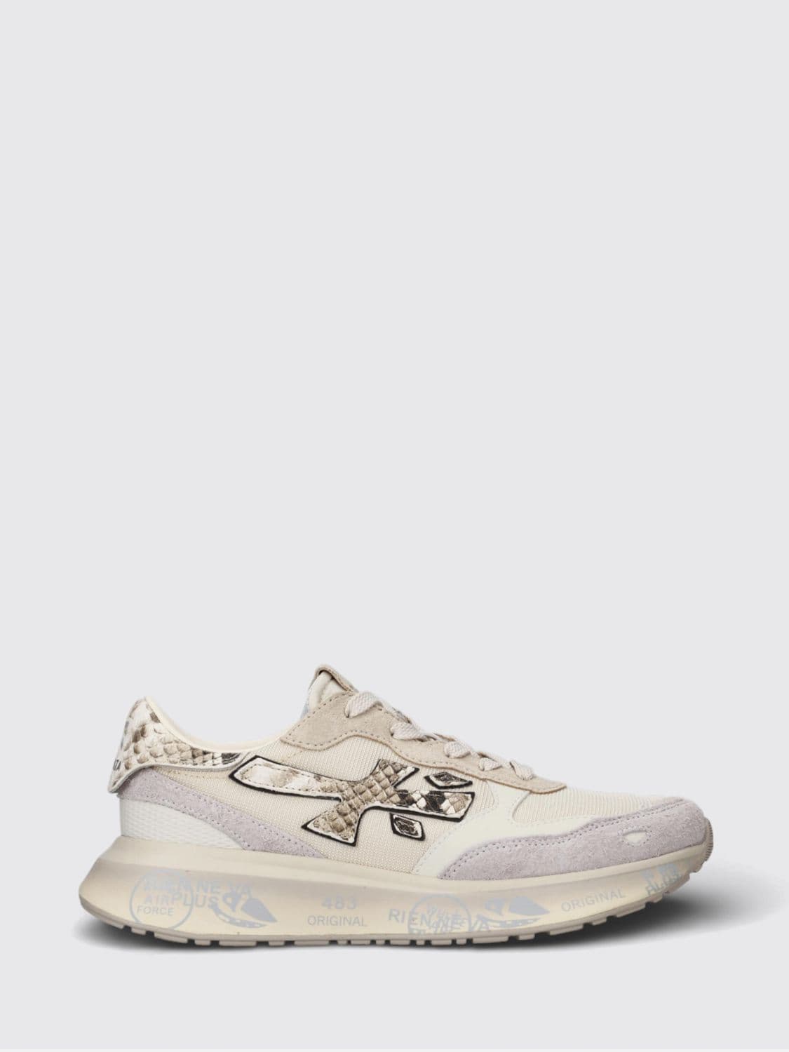 Premiata Lauryn Suede and Mesh Sneakers