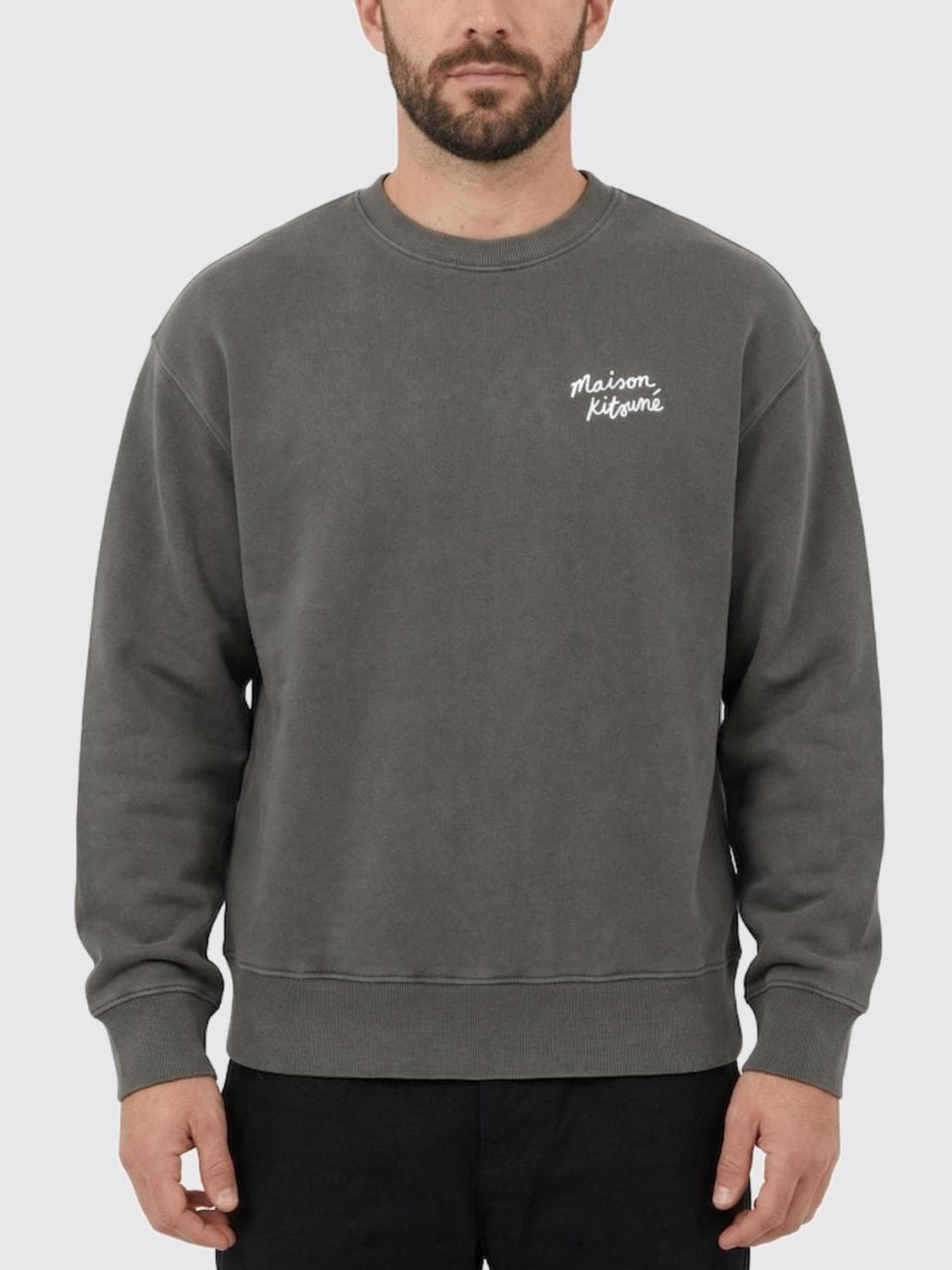 Maison Kitsuné Cotton Crewneck Sweatshirt