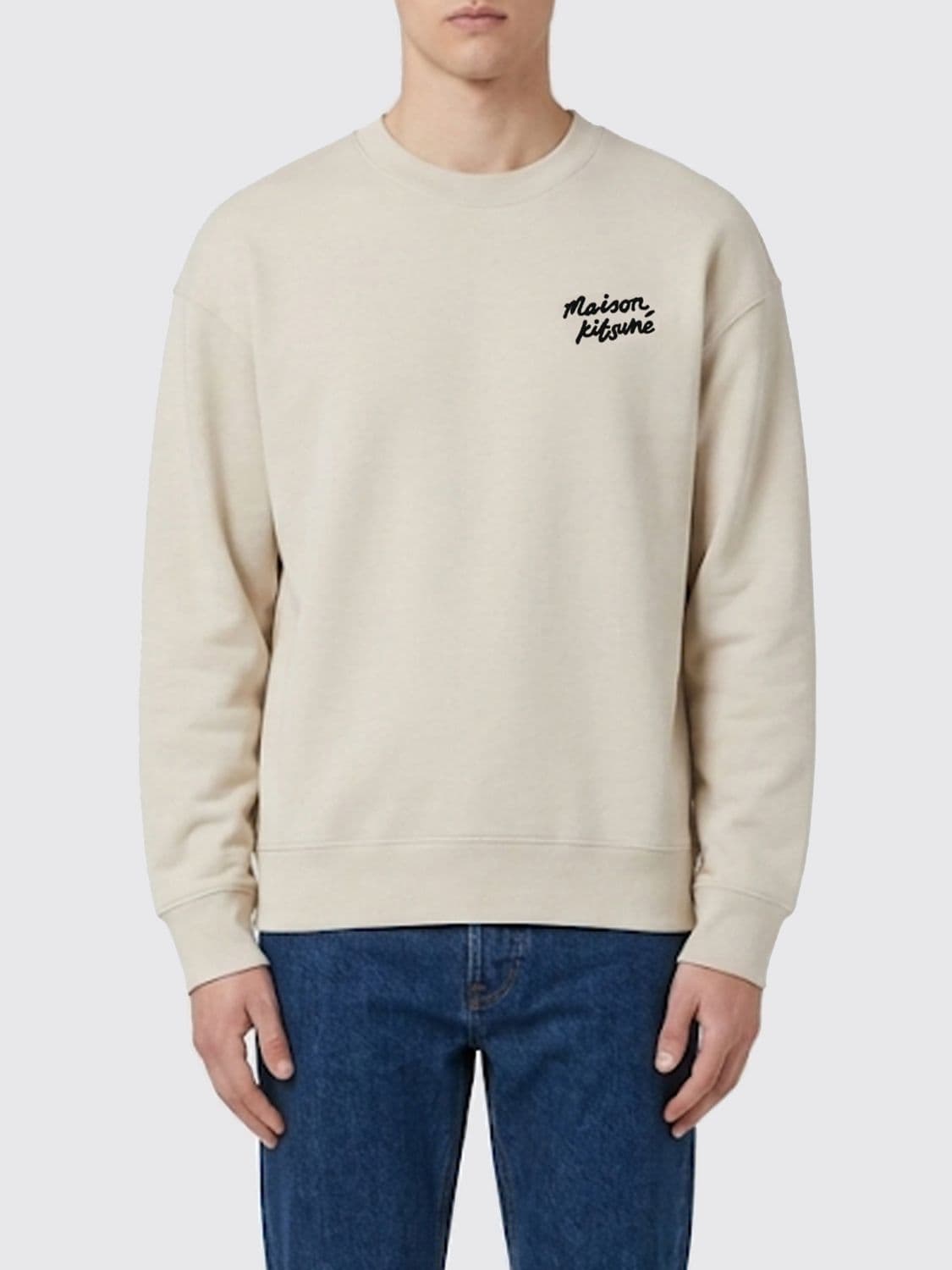 Maison Kitsuné Cotton Crewneck Sweatshirt
