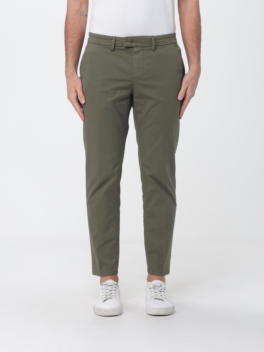 Dondup Stretch Cotton Chino Trousers