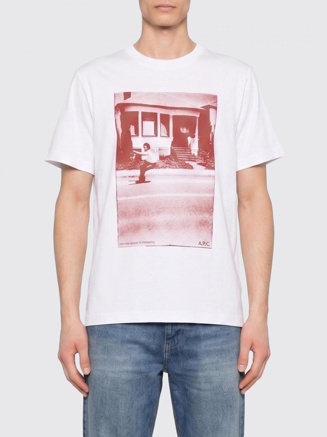 A.p.c. A. P.C. Printed Cotton T-Shirt