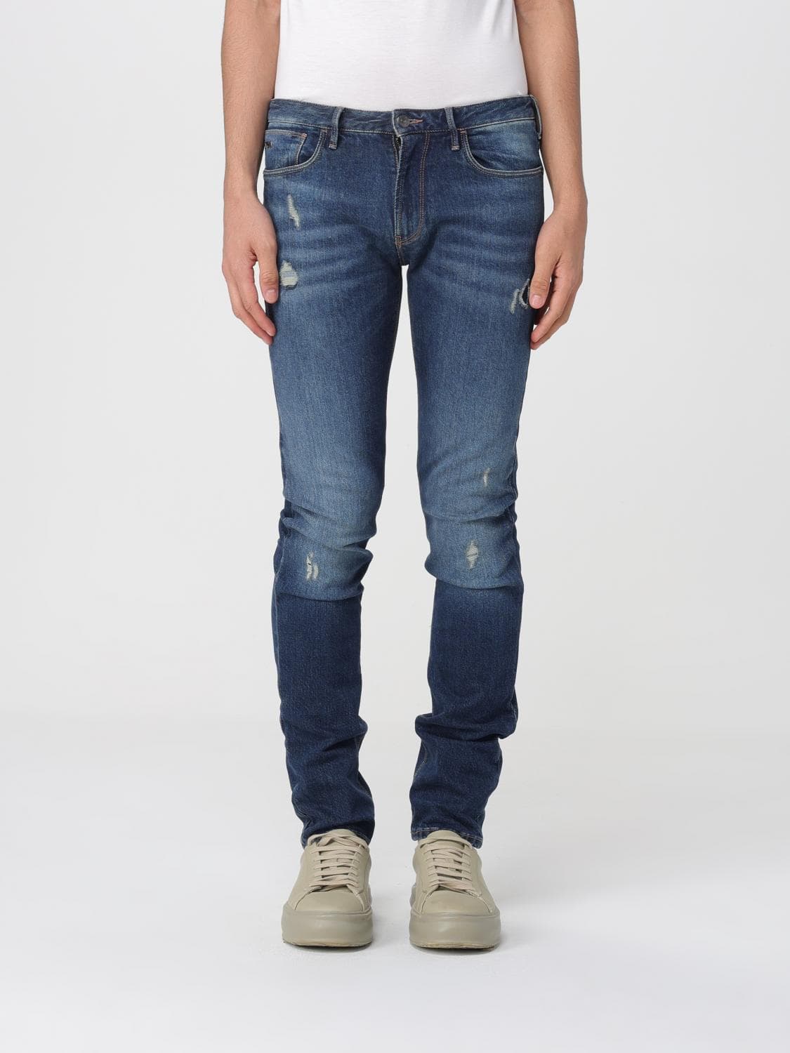 Emporio Armani Slim Fit Jeans in Stretch Denim