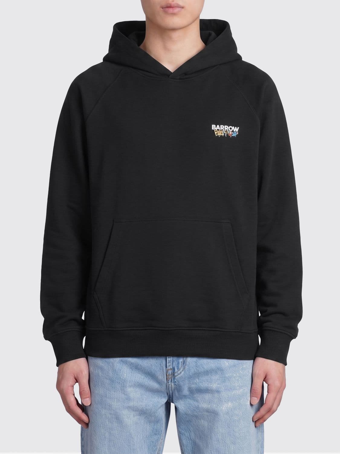Barrow Hoodie in Cotton with Teddy Print