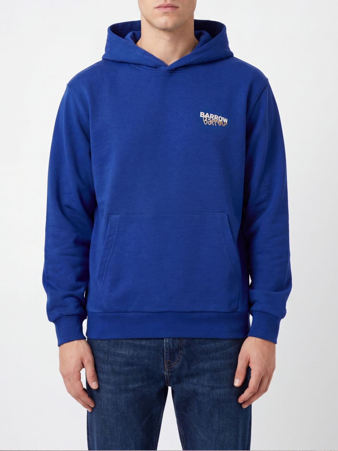 Barrow Hoodie in Cotton with Teddy Print