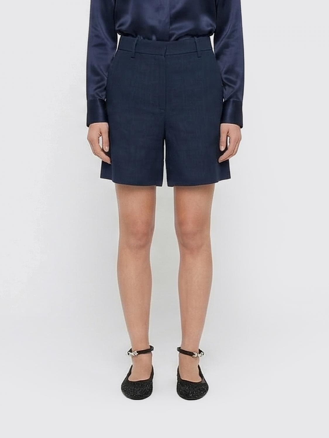 's Max Mara Linen Chino Shorts