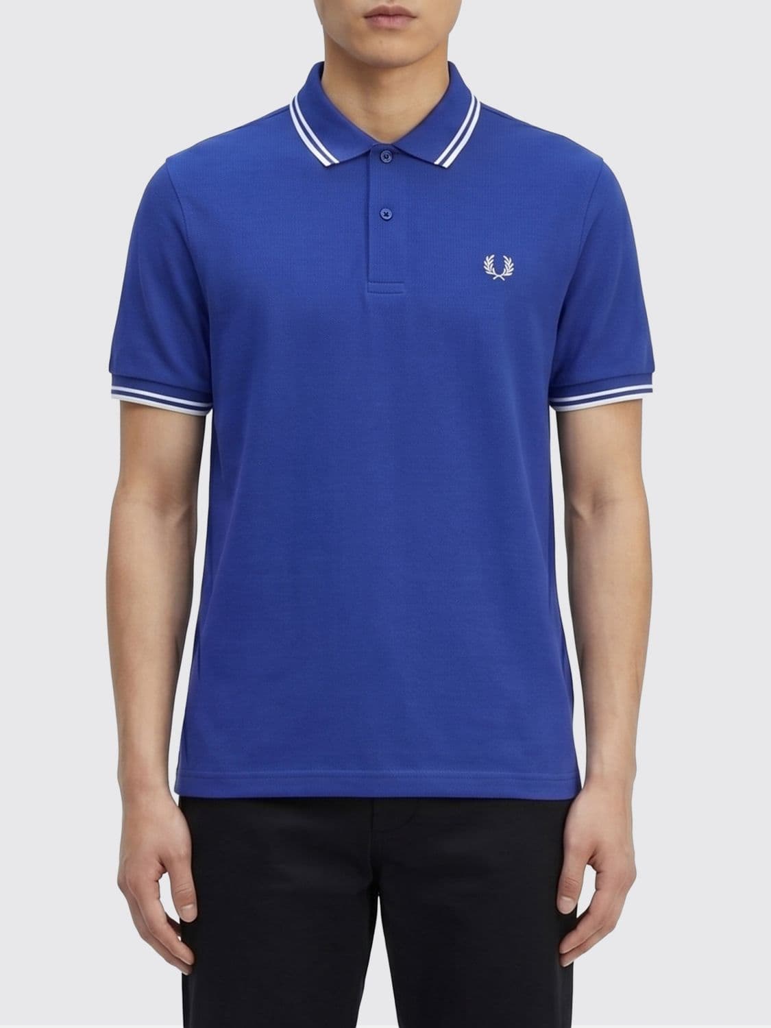 Fred Perry Cotton Polo Shirt with Logo