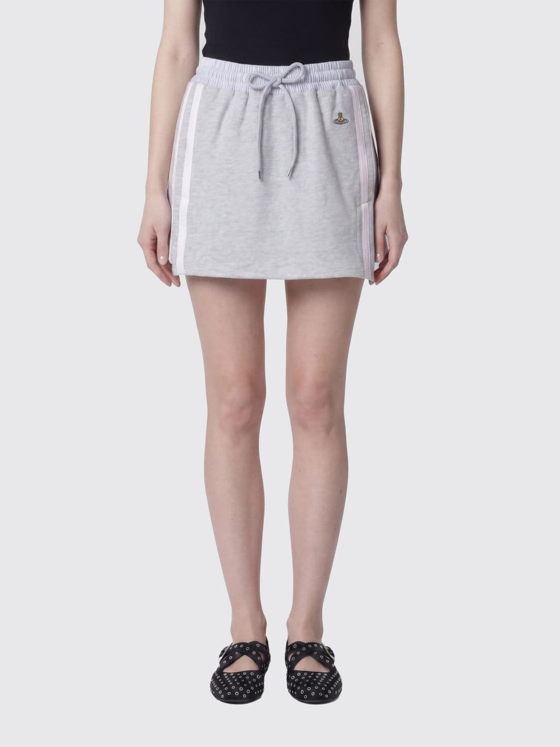Vivienne Westwood Cotton Jogging Skirt with Logo · S