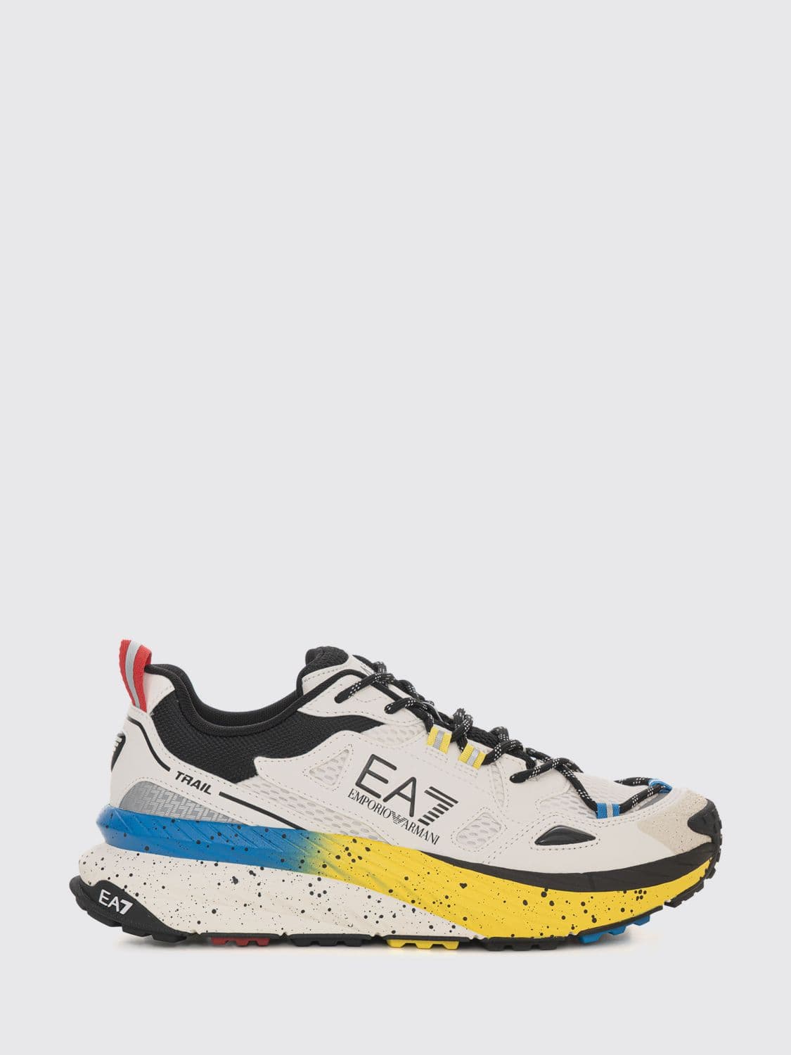 Ea7 Mesh and Rubber Sneakers