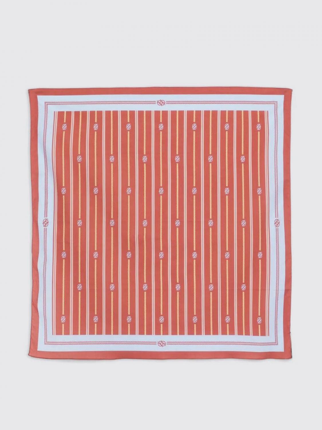 Drôle De Monsieur Cotton Scarf with Logo