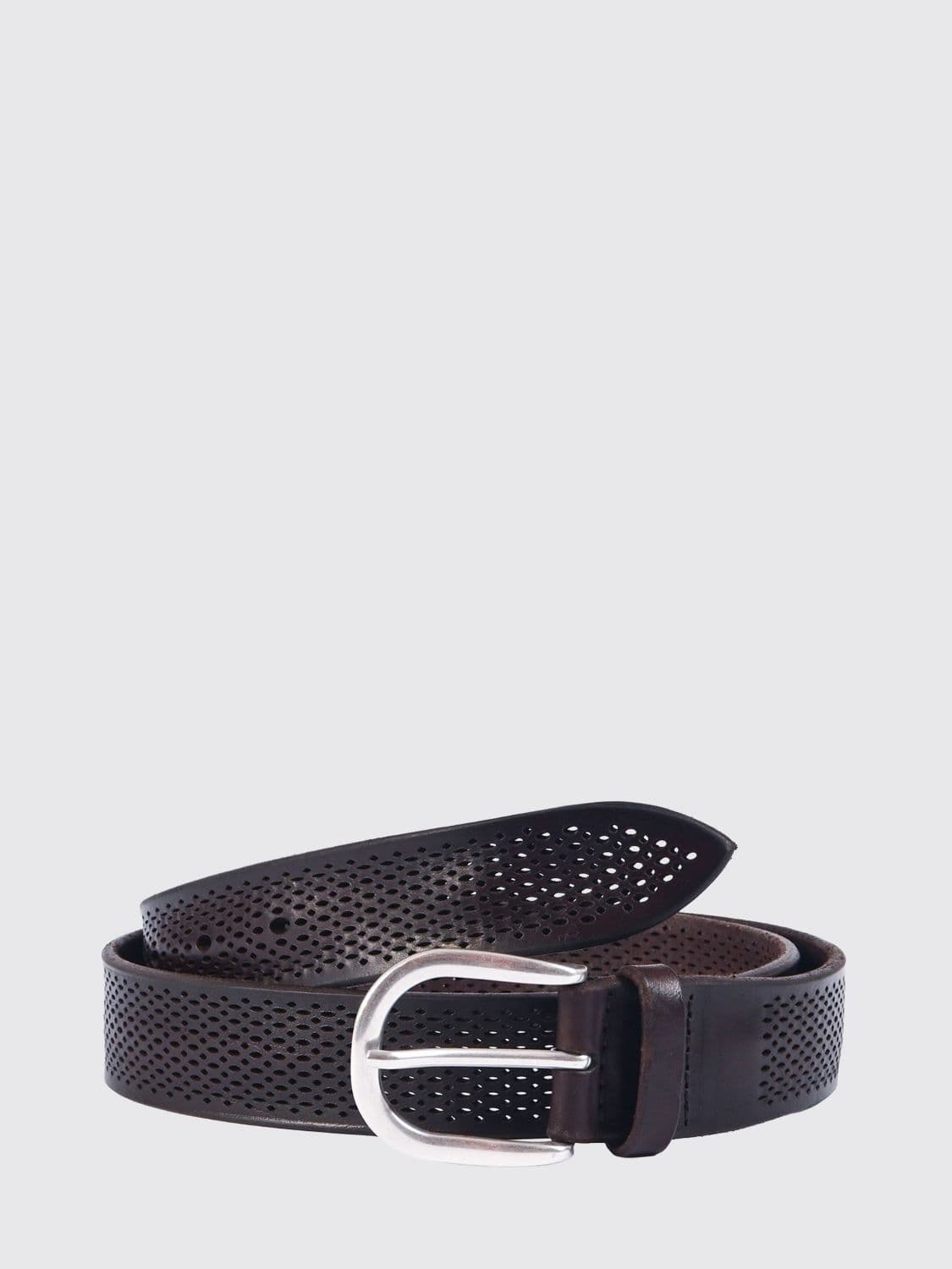 Orciani Perforated Leather Belt