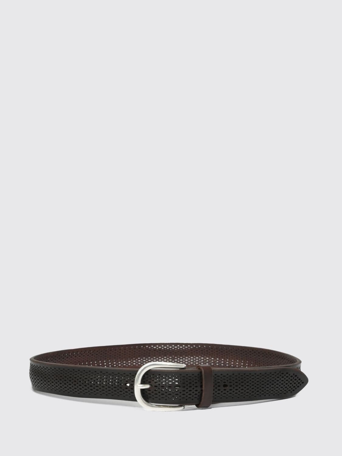 Orciani Perforated Leather Belt