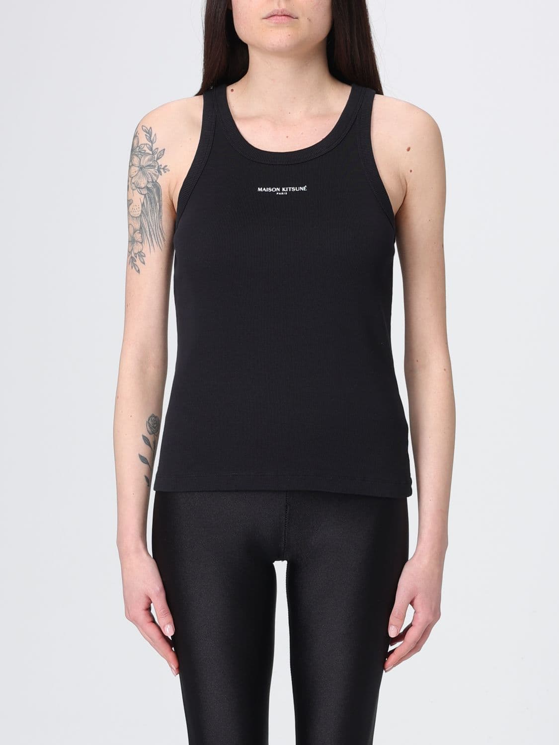 Maison Kitsuné Cotton Top with Logo