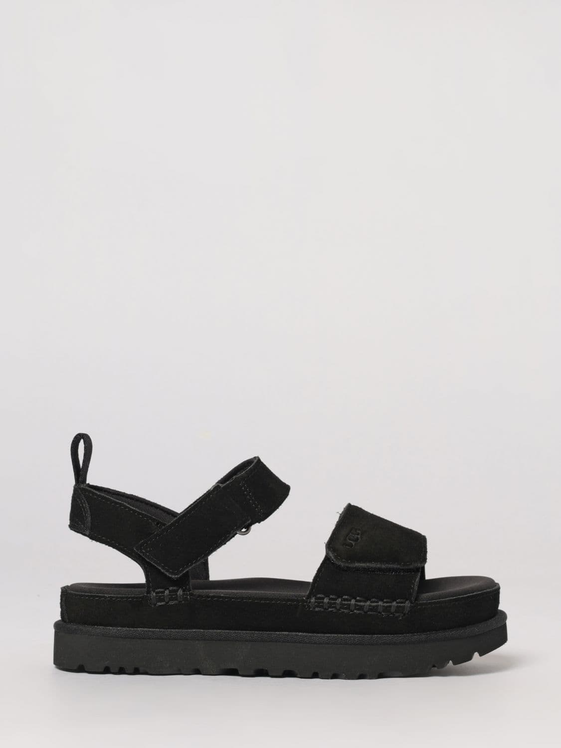 Ugg Goldenstar Suede Platform Sandals · 36
