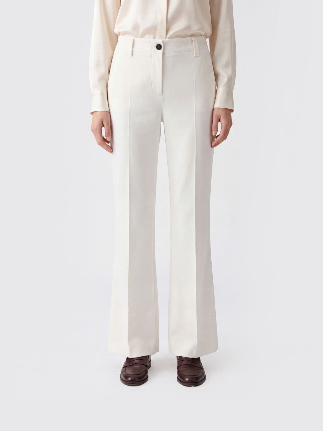 Brunello Cucinelli Straight Cotton Trousers