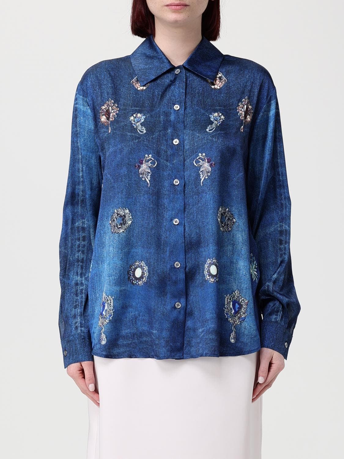 Liu Jo Cotton Shirt with Print