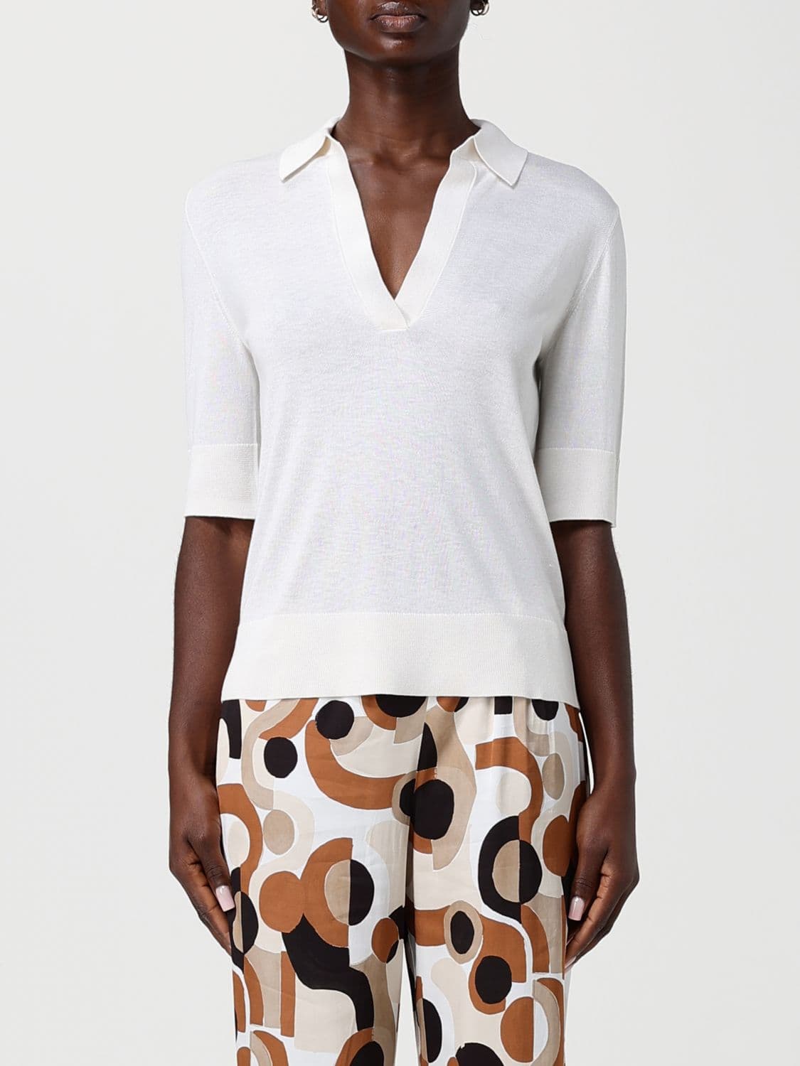 Kangra Silk and Cashmere Knit Polo Shirt