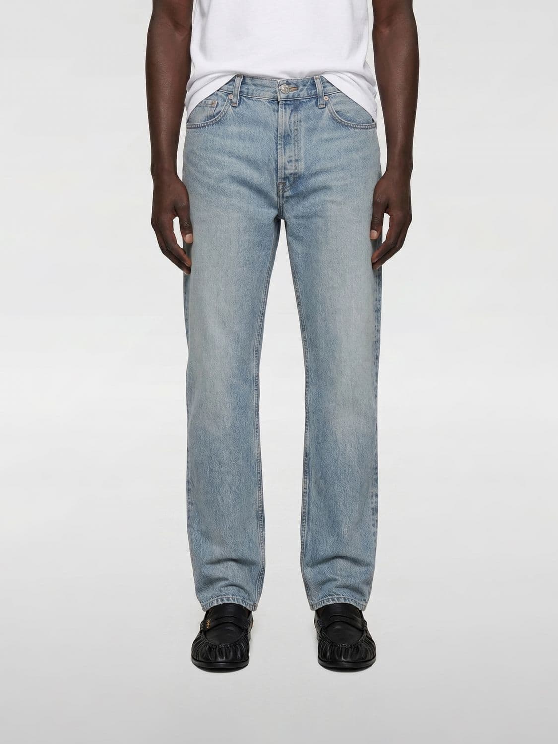 Saint Laurent Slim Fit Cotton Denim Jeans