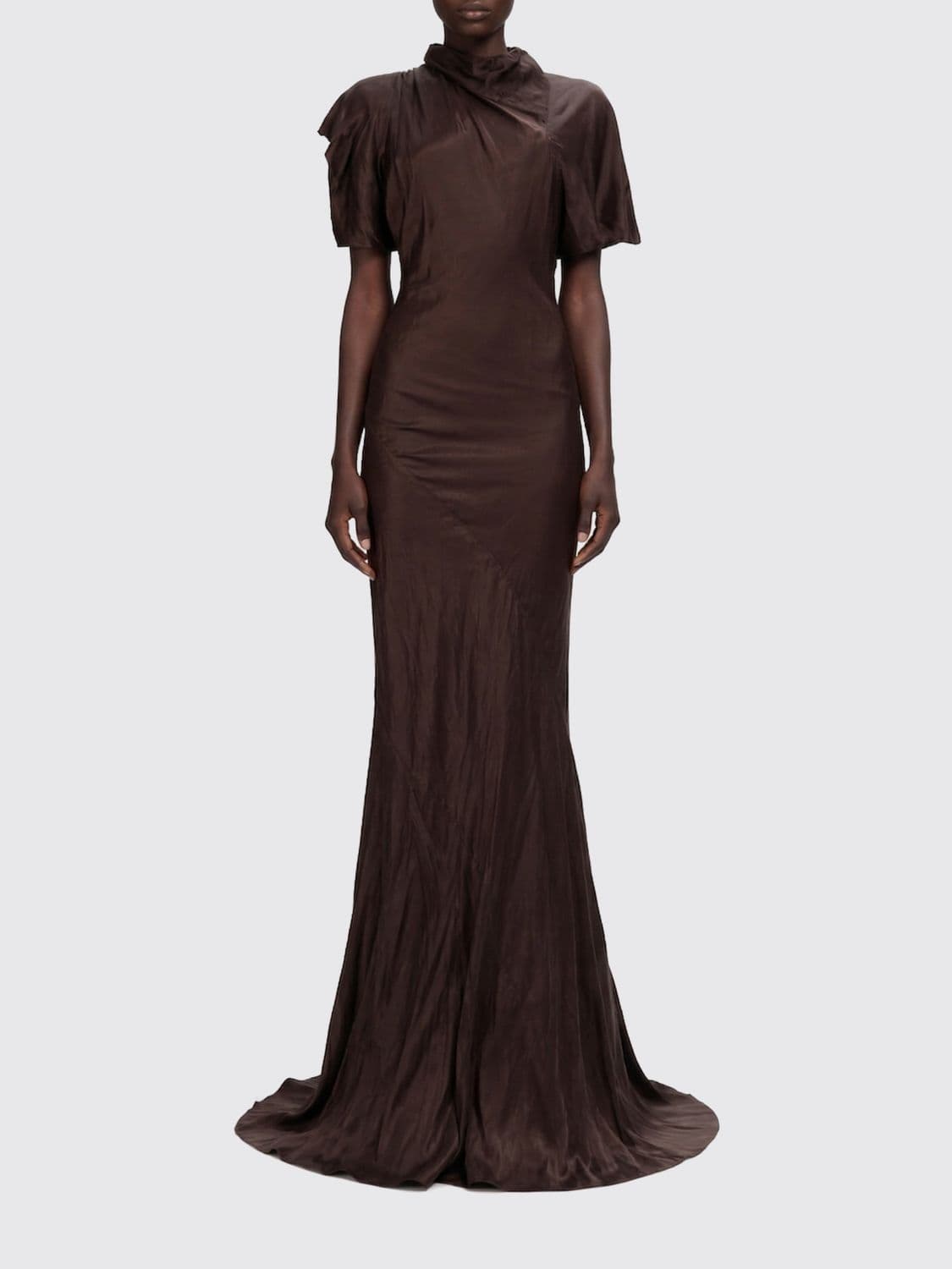 Rick Owens Long Cupro Dress