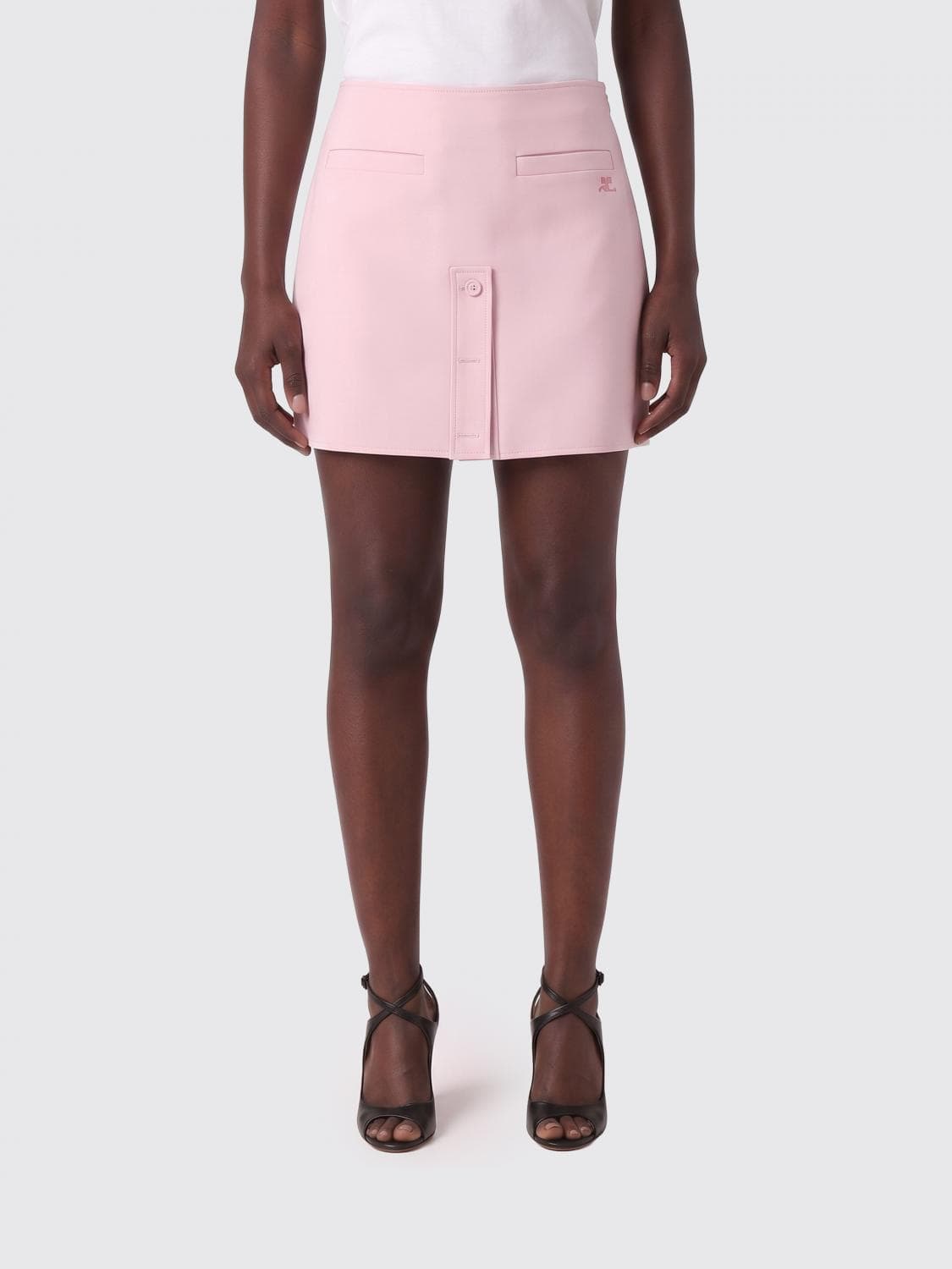 Courrèges Polyester Mini Skirt · 38