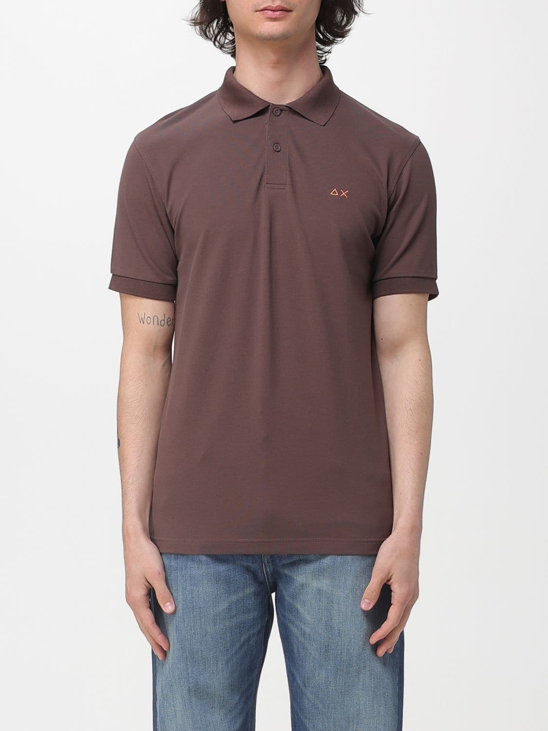 Sun68 Cotton Logo Polo Shirt · M