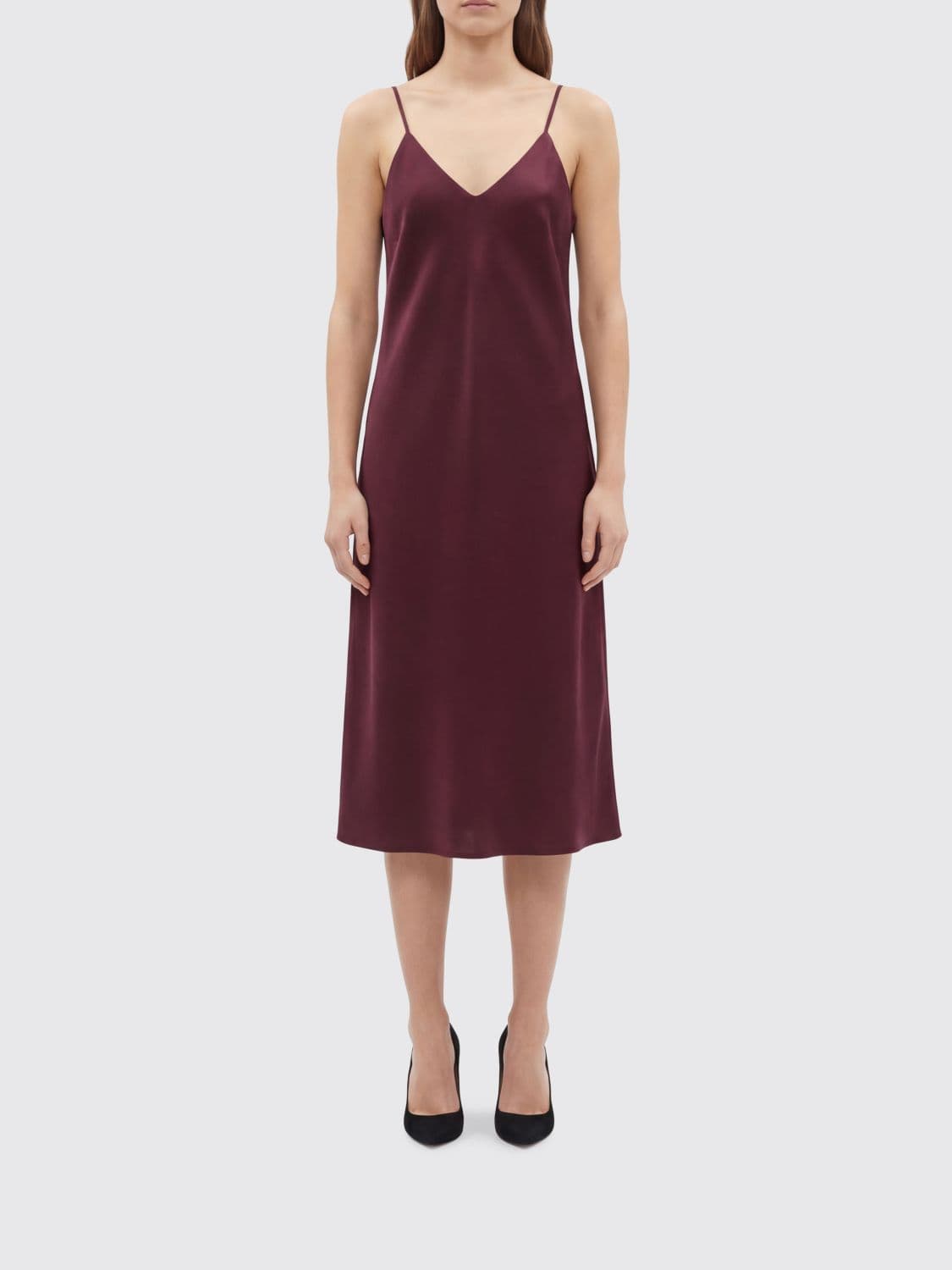 Norma Kamali Satin Slip Dress