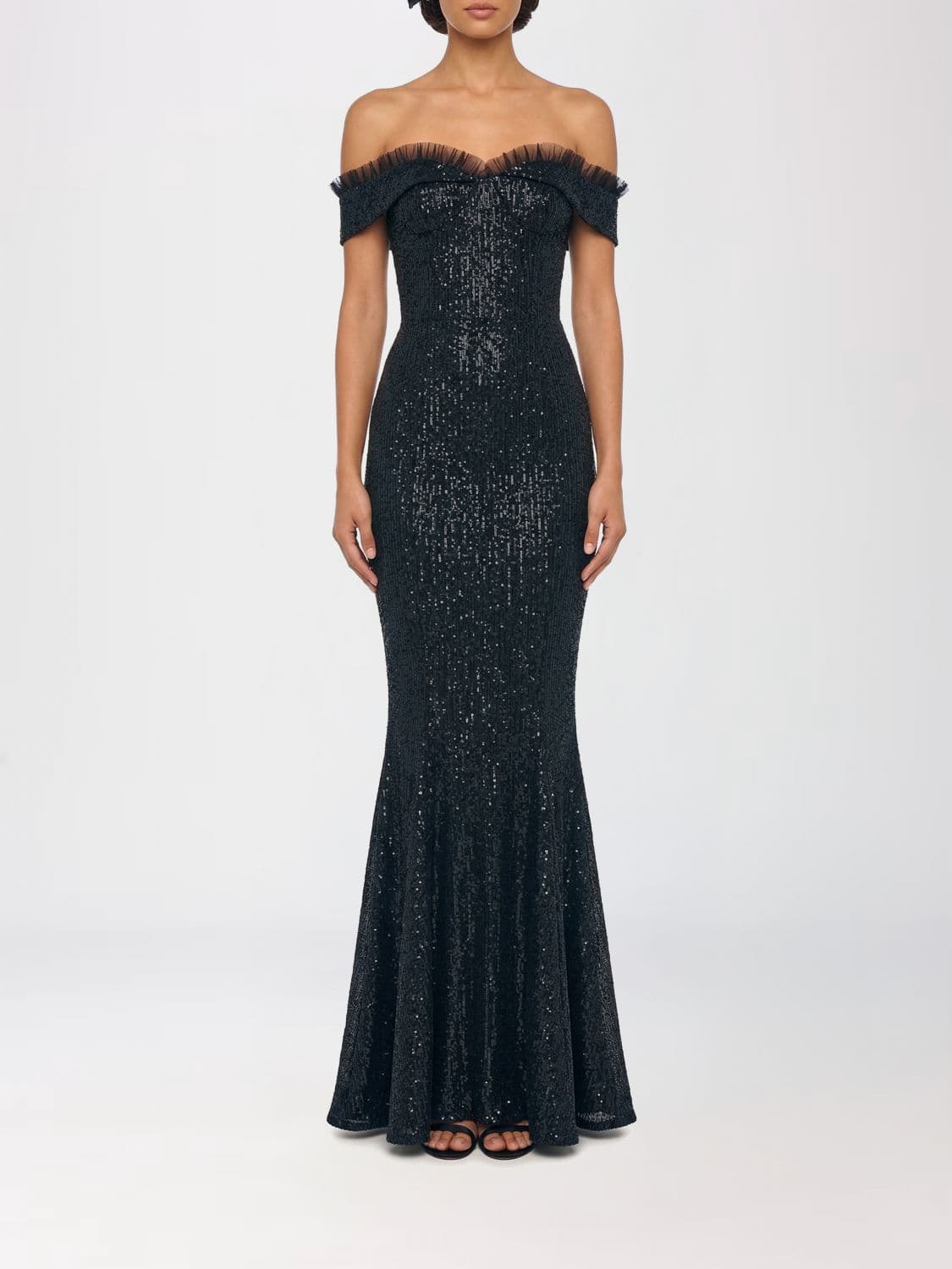 Norma Kamali Sequin Long Dress