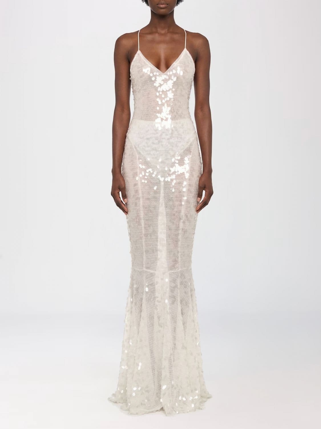 Norma Kamali Sequin Long Dress