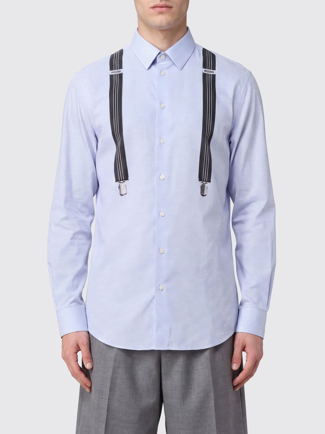 Moschino Couture Shirt Men color Blue