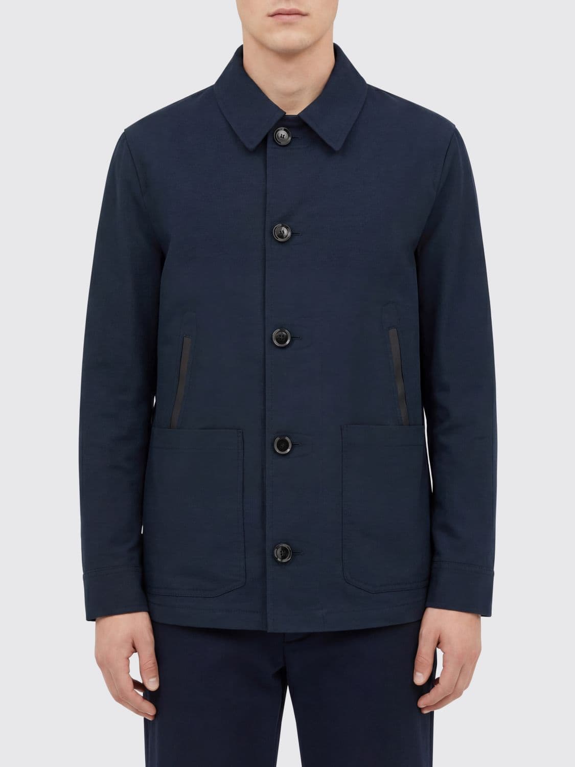 Brioni Cotton and Linen Shirt Jacket