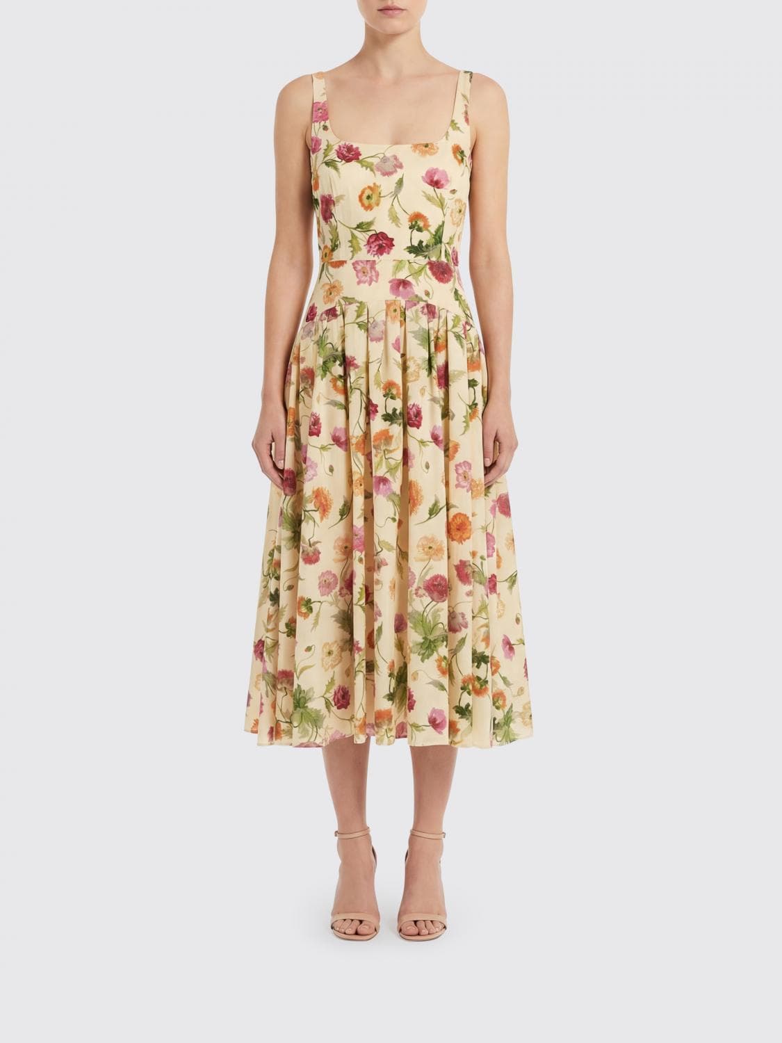 Carolina Herrera Printed Stretch Cotton Midi Dress · 8
