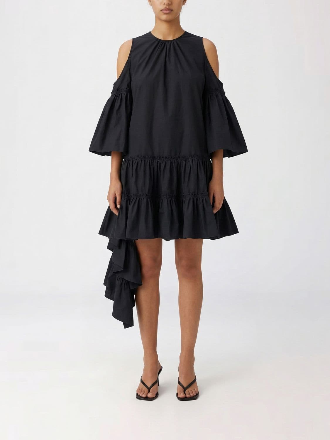 Jw Anderson Asymmetric Cotton Dress