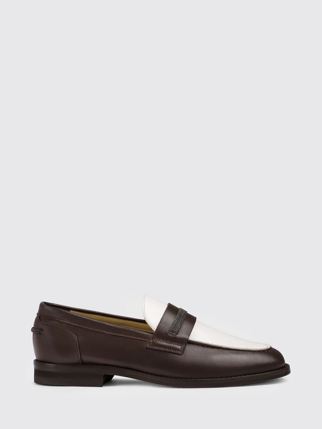 Doucal's Leather Loafers with Monile
